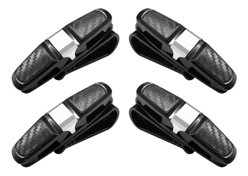 4 Soporte Para Gafa Sol Visera Solar Coche Clip 180