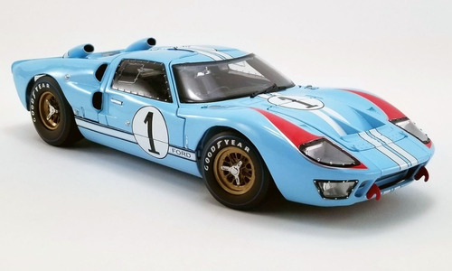 Ford Gt40 Mkii Shelby Ken Miles Lemans 1966 1:18 Unico Cuota