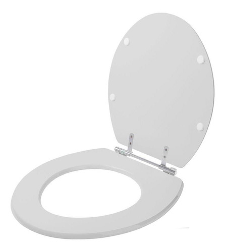 Assento Sanitário Flamingo Cinza Platina Para Louça Incepa