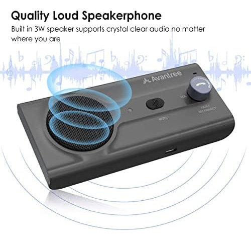 Avantree Ck11 Kit Manos Libres Bluetooth 5.0 Para Auto, Alta