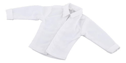 1/12 Figura Masculina Camisa Blanca Moda Diy Muñeca Vestir