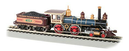 4-4-0 Locomotora De Vapor Americana Dcc Con Valor De Sonido 