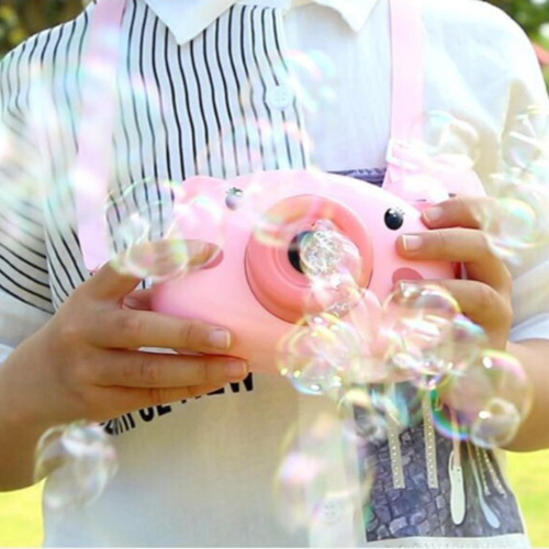 Imagen 6 de 9 de Juguete Máquina Cámara De Burbujas Para Niños Cerdo