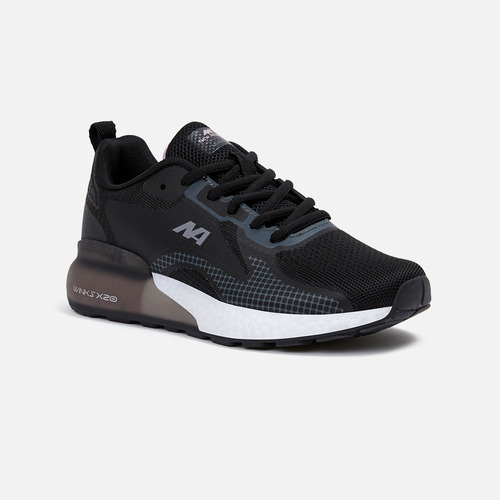 Zapatillas New Athletic Lifestyle X45 Negro Con Gris Mujer