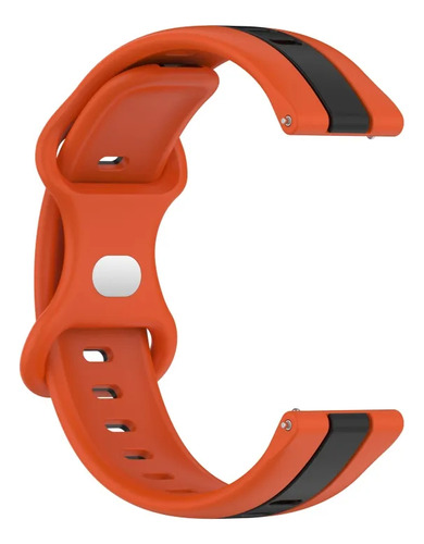 Y Correa De Reloj De Silicona Negra Y Roja Para Honor Watch