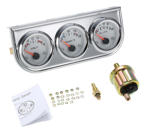 52 Mm De Presión De Aceite Fahrenheit Medidor De Temperatura