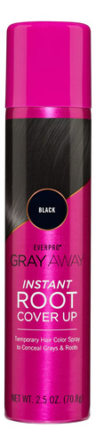 Everpro Gray Away Instant Root Cover Up Spray 2.5oz - Negro