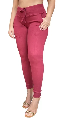 Modelo de sale calça ribana