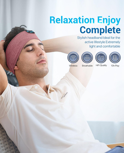 Auriculares Bluetooth Para Dormir Con Diadema Voerou Ajustab