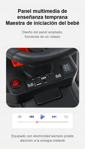 Carro Eléctrico Camioneta Montable Infantil Con Toldo