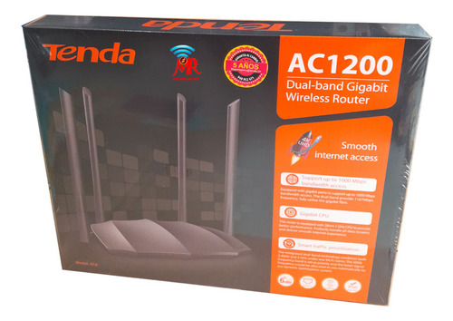 Ac8 Tenda Router Dual Banda Ac1200 Gigabit 