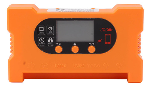 Controlador De Carga Solar 12v 24v Dual Usb Tipo C Fast