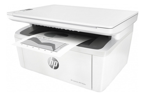 Impresora multifunción HP LaserJet Pro M28W con wifi blanca 110V