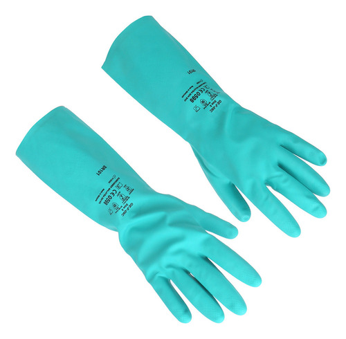 Guantes De Trabajo, 1 Par De Guantes De Nitrilo Resistentes