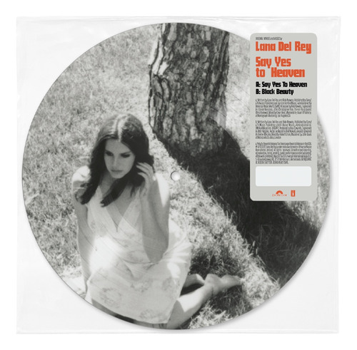 Lana Del Rey Say Yes To Heaven Picture Disc Vinyl 7 Versión Del Álbum Edición Limitada