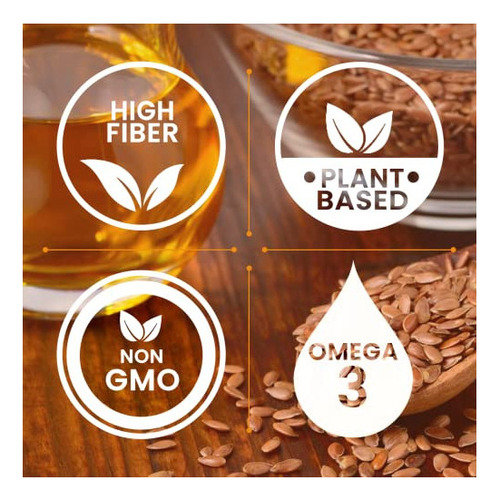 Polvo De Aceite De Linaza Aki | Repleto De Nutrientes Esenci