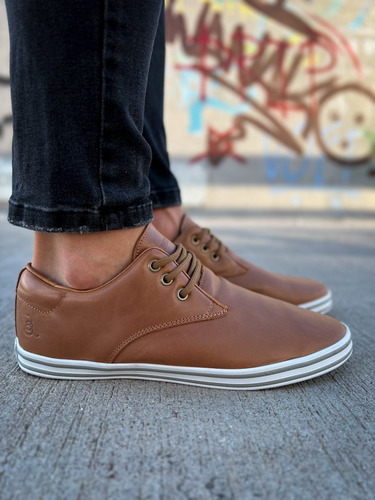 Zapatillas Zapato De Vestir Cuero Hombre Urbanas