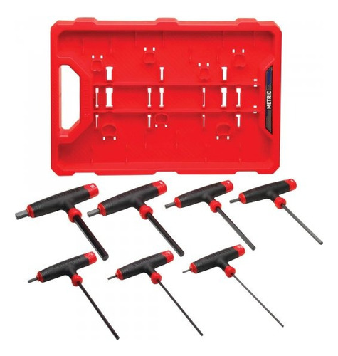 Set X 7 Llaves Allen Tipo T Hexag Mm Craftsman Cmht26016