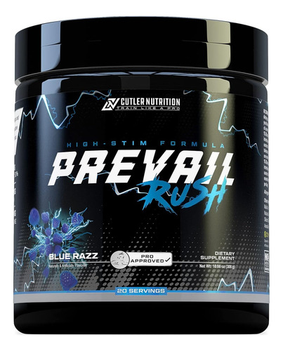 Prevail Rush De Jay Cutler Nutrition Importado Usa Blue Razz
