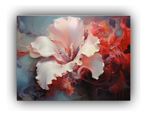 65x50cm Cuadro Abstracto De Flores En Estilo Óleo Flores