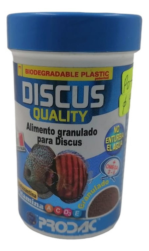 Prodac Alimento Discus Quality 35g Acuario Peces Pecera