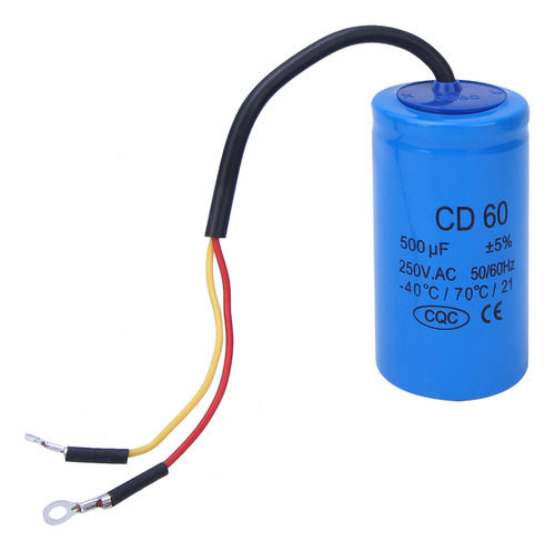 Condensador Start Cd60 250vac 500uf -40°c 70°c 21 Explosión