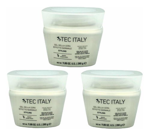 3 Gel Della Cera Normale Tec Italy 280g C/u