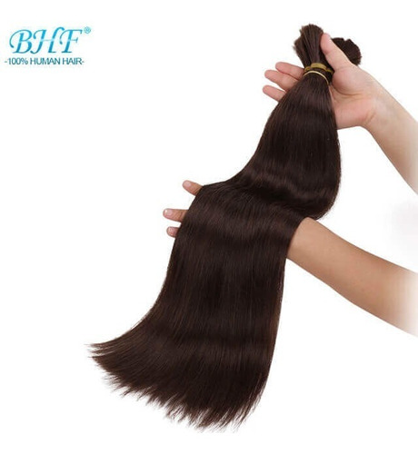 Cabello Humano Liso Natural De 60 Cm, 50 Gramos, Envío Inmed