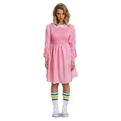 Disfraz Deluxe De Eleven Vestido Rosa De Stranger Thing...