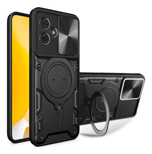 Funda Estuche Con Protector Cam Antichoque Para Motorola G54