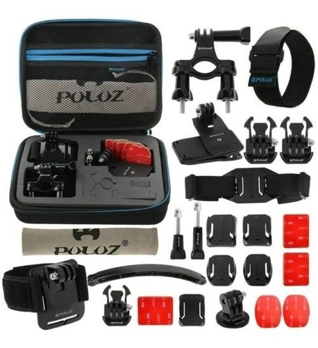 Puluz 24 En 1 Bicicleta Montaje Accesorios Set Kit Para Gopr