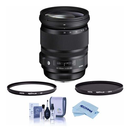 Lente Arte Hsm Dg O Para Canon Ef Kit Filtro Uv Hoya Cpl