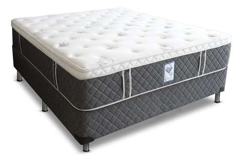 Colchon Y Sommier High Rest Plush 2 1/2 Plazas 140x190x51cm 