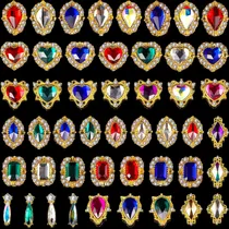 Comprar 48 Piezas 3d Nail Art Charms Charms Nail Charms Charms Rhine