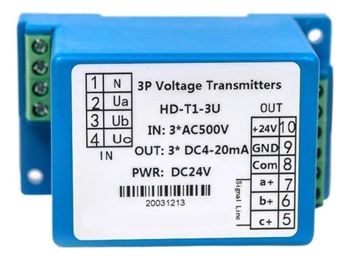 Sensor Corriente Ca Voltaje Transmisor Cc 4-20ma 0-5v Salida