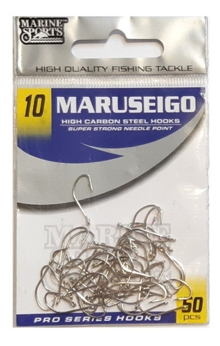 Anzuelos Marine Sport Maruseigo 10 Blister X50u El Jabali