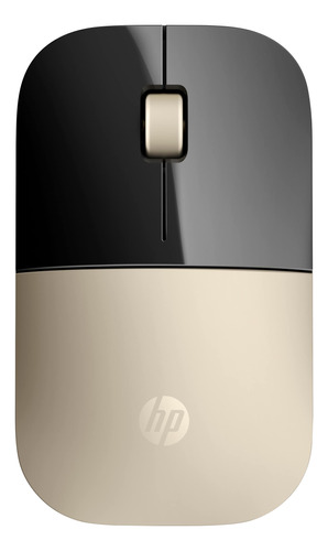 Mouse Inalámbrico Dorado Hp Z3700, Oro, X7q43aa