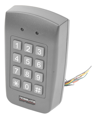 Teclado Autónomo Rosslare Para 500 Usuarios Acf-43 Color Negro