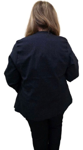 Conjunto De Metalina Glow, Blazer Abierto +babucha T M A 2xl