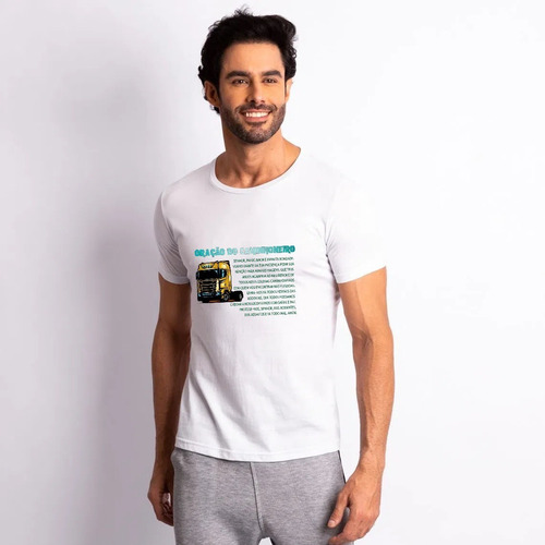 Imagem 3 de 6 de Camiseta Para Caminhoneiro - Oração Do Caminhoneiro