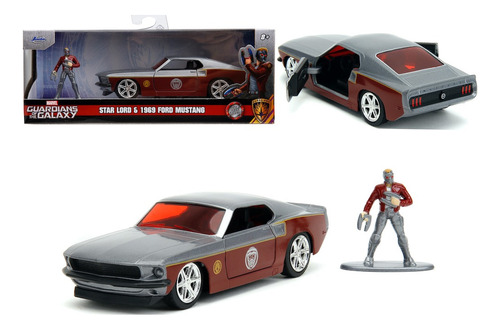 Jada 1:32 Star Lord & 1969 Ford Mustang  Guardians Galaxy 