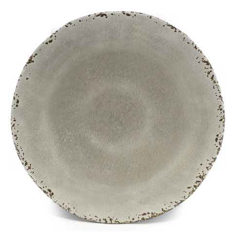 Plato Postre De Melamina Home Concept Gris 23 Cm