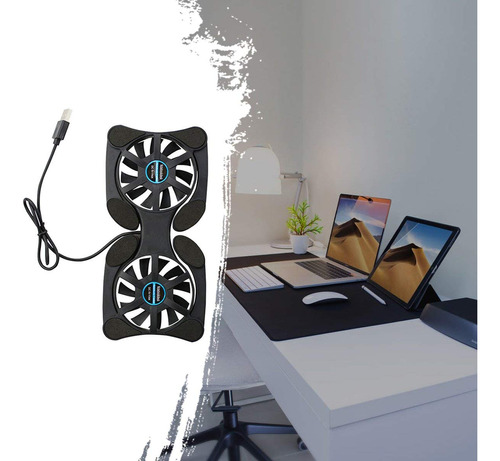 Radiador Mini Ventilador Portatil Para Laptop Plegable Usb