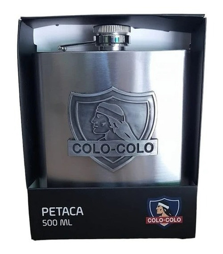 Petaca Colo Colo Acero Inoxidable 500 Ml Oficial