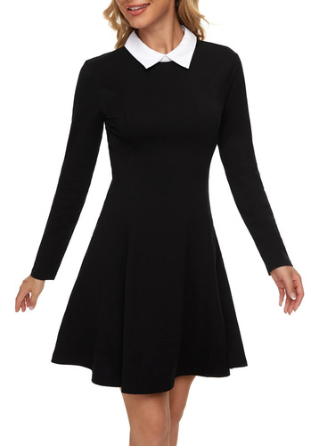 Venstina Mujer Peter Pan Collar Disfraz De Halloween Manga L