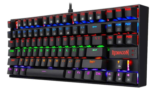 Teclado Mecánico Rgb Redragon Dragonborn K552 Switch Azul.