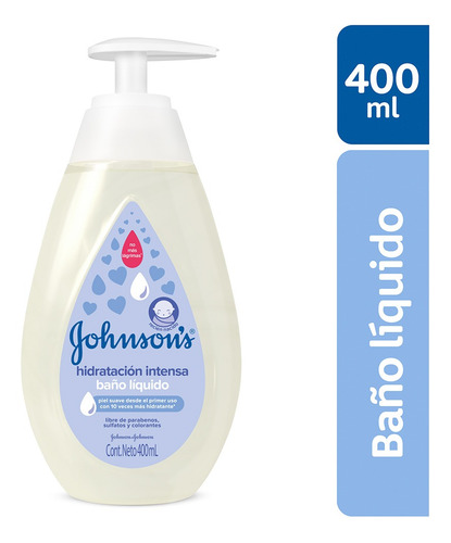 Baño Líquido Johnsons Hidratación Intensa 400ml