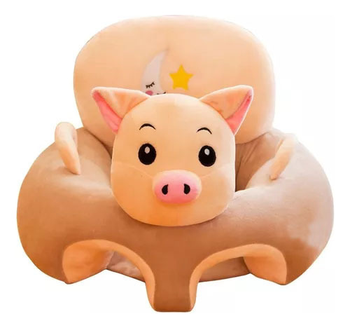 Poltrona De Pelúcia Baby Seat Sitting Com Suporte Anti-queda