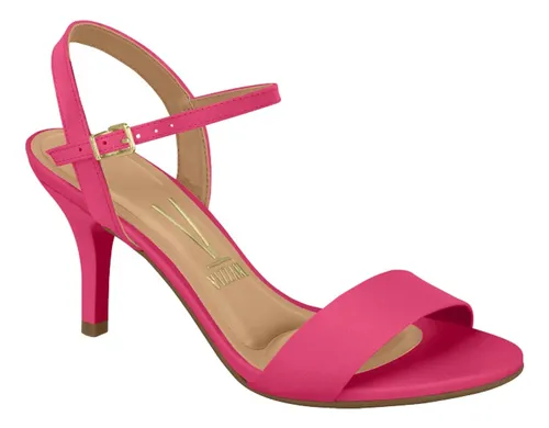 Sandalia vizzano salto grosso pink 2025