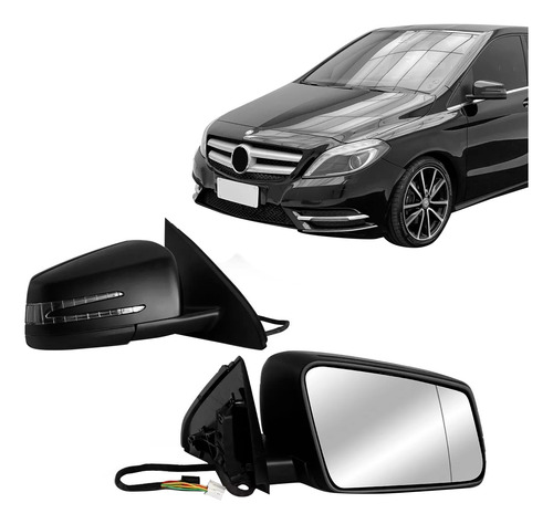 Retrovisor Classe B 12 13 14 15 16 Elétrico Com Aquecedor